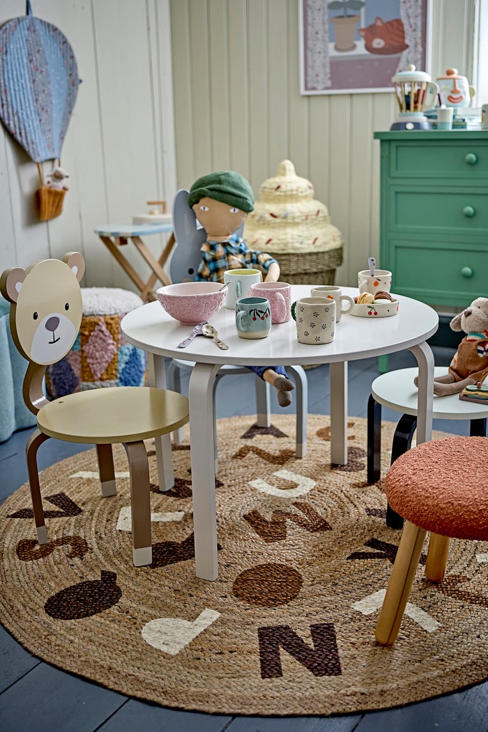 Krzesło dziecięce Marle Chair Bloomingville MINI 82065416 brązowy