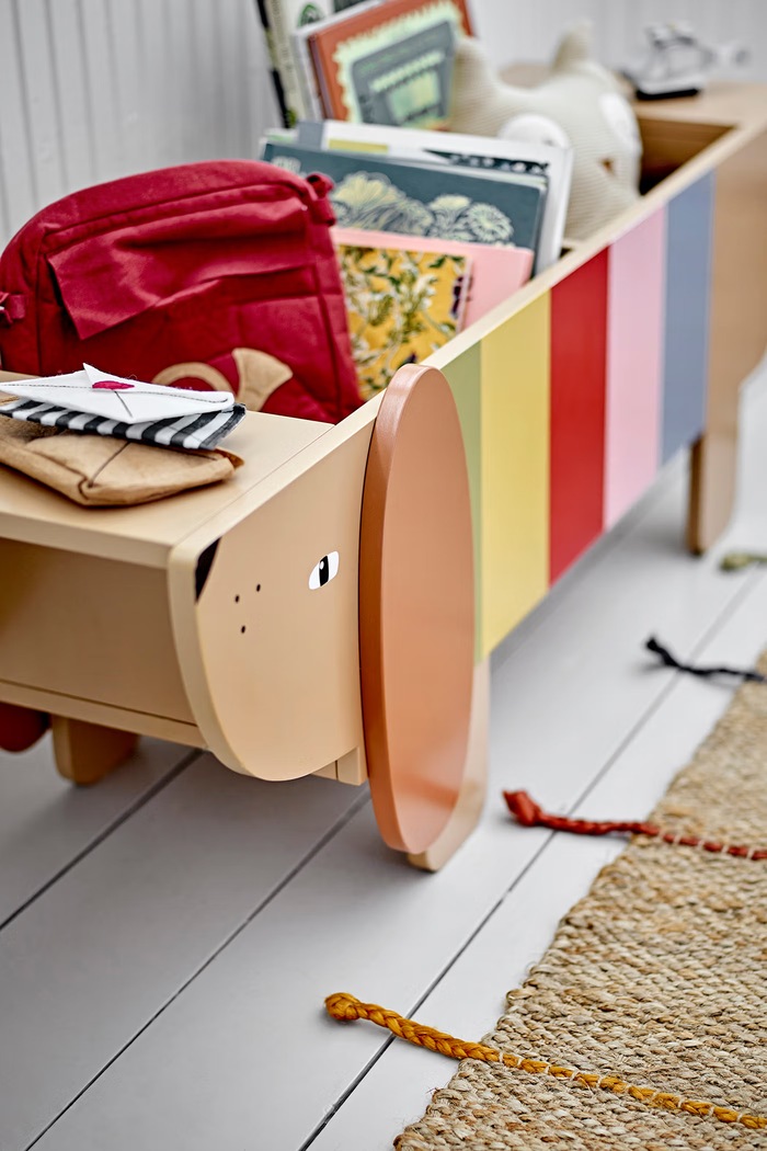 Bloomingville MINI Regał na książki dziecięcy Charlie Book Stand multicolor 82065427
