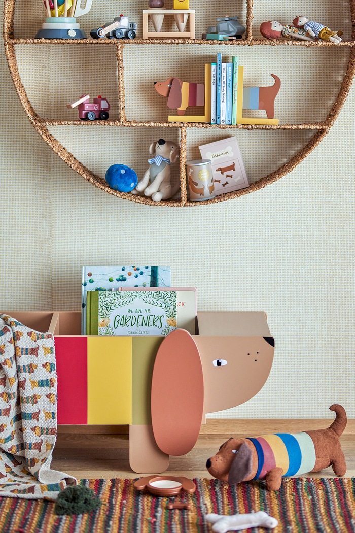 Bloomingville MINI Regał na książki dziecięcy Charlie Book Stand 82065427