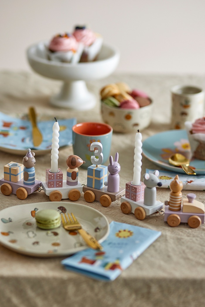 Dekoracja na stół Junaid Birthday Decoration Bloomingville MINI multicolor 82062336