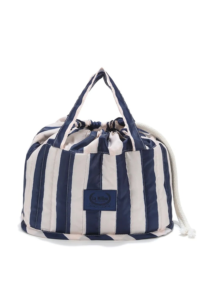 La Millou Organizer przenośny niemowlęcy STRIPES NAVY granatowy 155288
