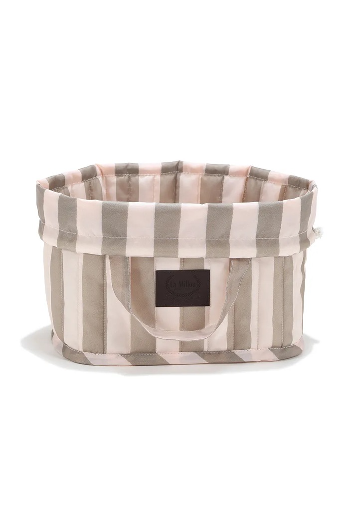 La Millou Organizer przenośny niemowlęcy STRIPES BEIGE 155308 beżowy AW26