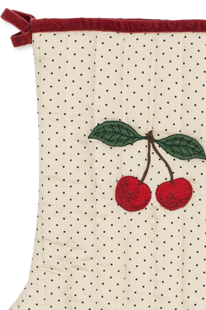 Chłopiec Konges Sløjd Skarpeta świąteczna dziecięca bawełniana CHRISTMAS STOCKING KS107397.9BY2 beżowy