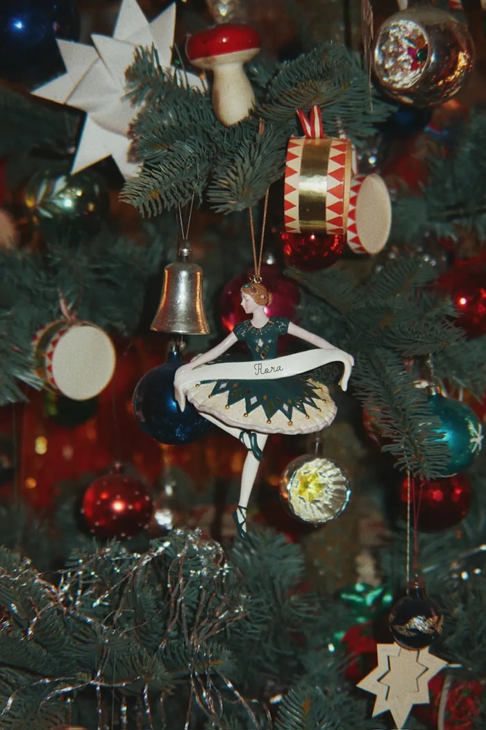 Konges Sløjd Zawieszka dekoracyjna dziecięca CHRISTMAS ORNAMENT HARLEKIN BALLERINA zielony KS106417.9BY2