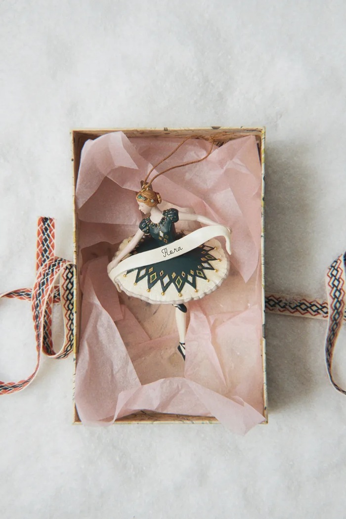 Konges Sløjd Zawieszka dekoracyjna dziecięca CHRISTMAS ORNAMENT HARLEKIN BALLERINA KS106417.9BY2