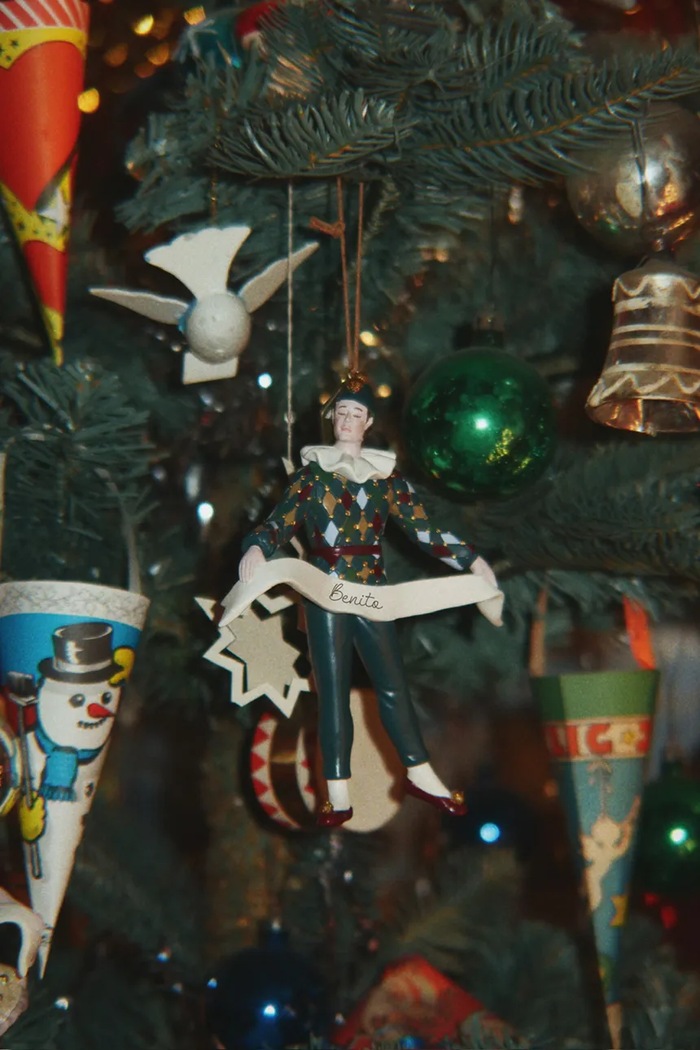 Konges Sløjd Zawieszka dekoracyjna CHRISTMAS ORNAMENT HARLEKIN zielony KS106416.9BY2
