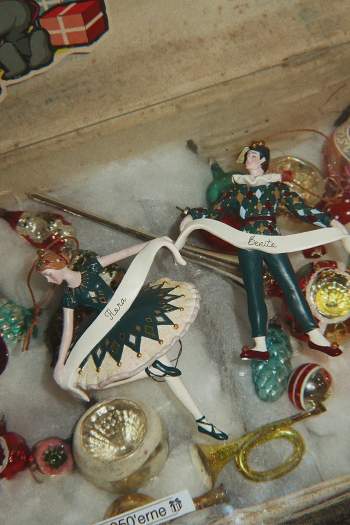 Konges Sløjd Zawieszka dekoracyjna CHRISTMAS ORNAMENT HARLEKIN KS106416.9BY2