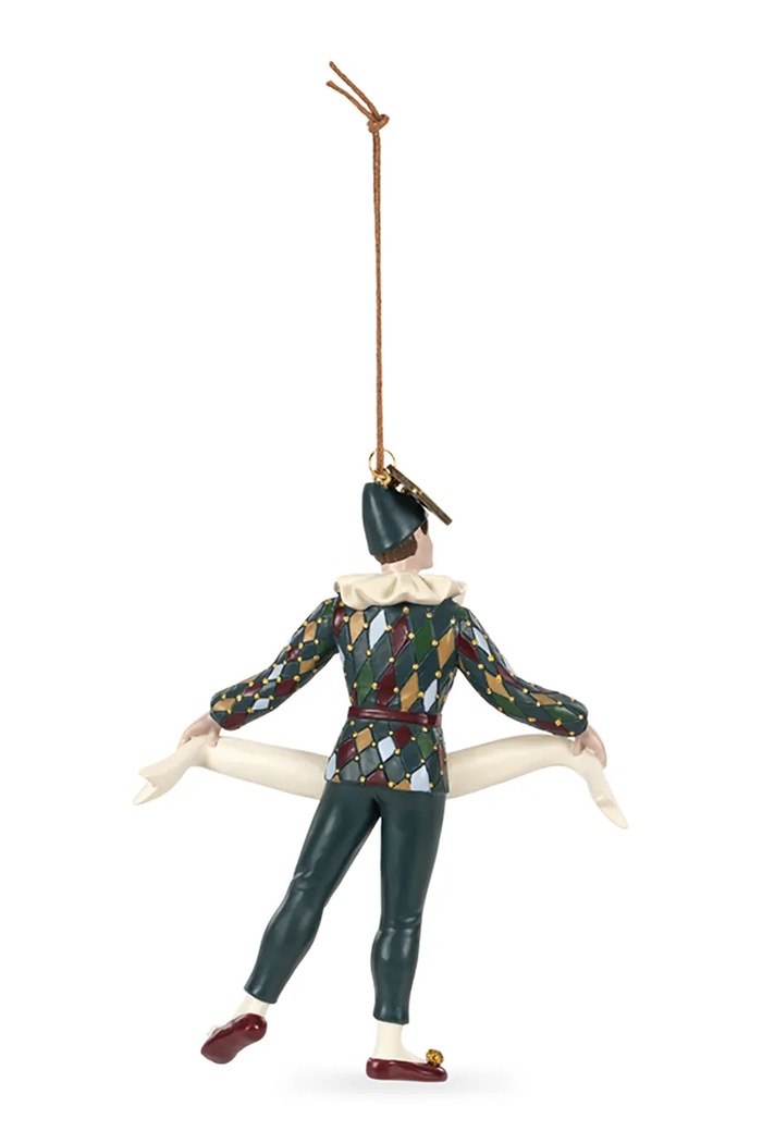 Chłopiec Konges Sløjd Zawieszka dekoracyjna CHRISTMAS ORNAMENT HARLEKIN KS106416.9BY2 zielony