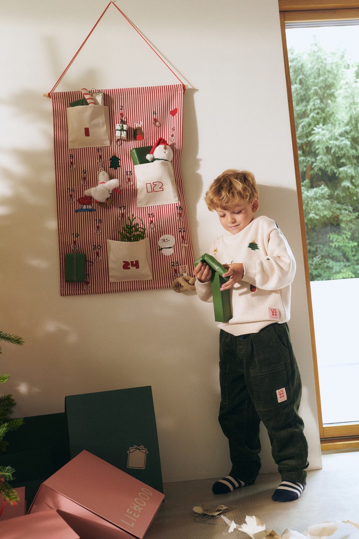 BIMBA Liewood Calendario di Avvento per bambini Blaise Christmas Calendar LW21251.9BY2 rosso