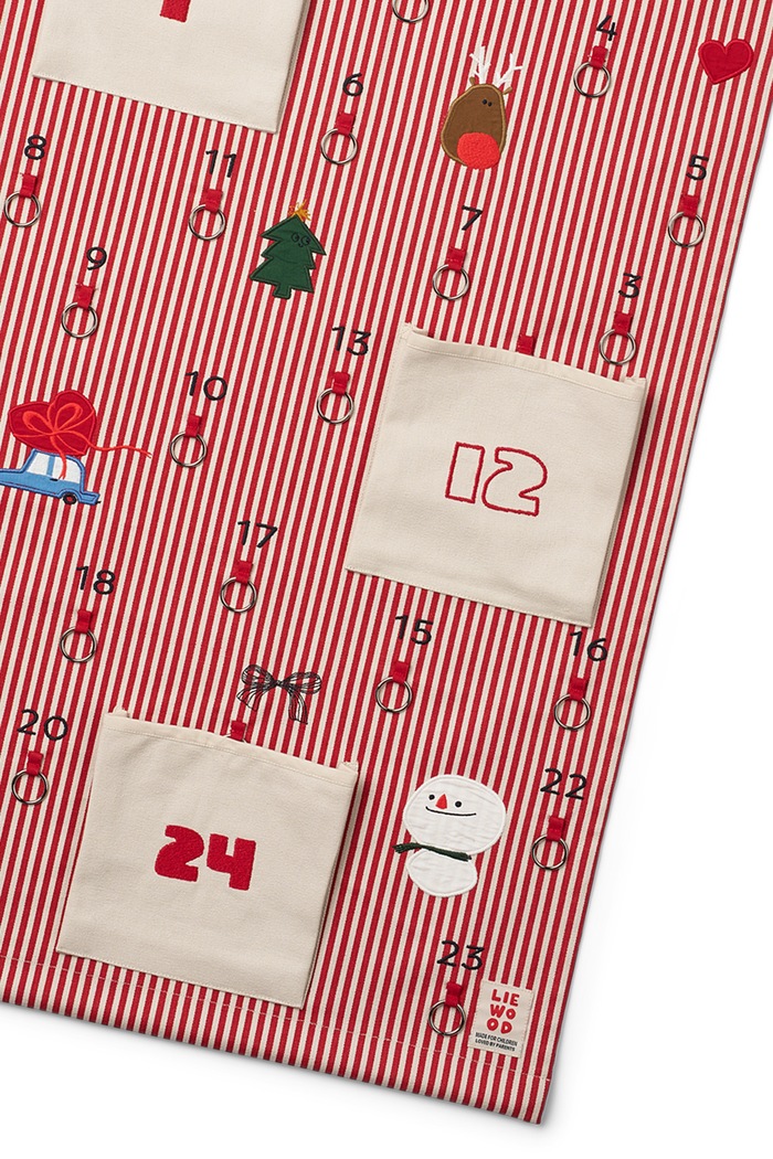 Liewood Calendario di Avvento per bambini Blaise Christmas Calendar LW21251.9BY2 rosso AW26