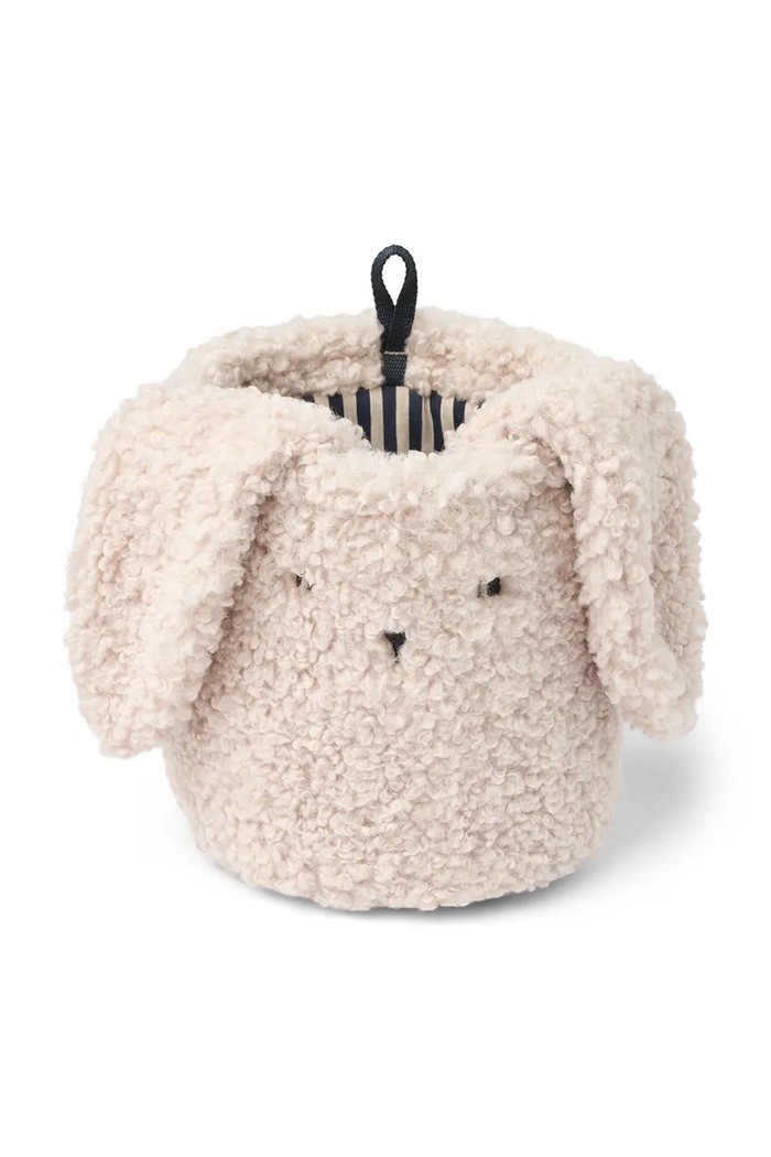 Liewood Καλάθι για παιχνίδια παιδικό φλις Ib Rabbit Pile Basket μπεζ LW21172.9BY2