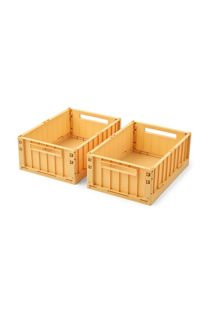 Liewood Detské Weston Storage Box M 2-pack žltá LW14677.9BY2