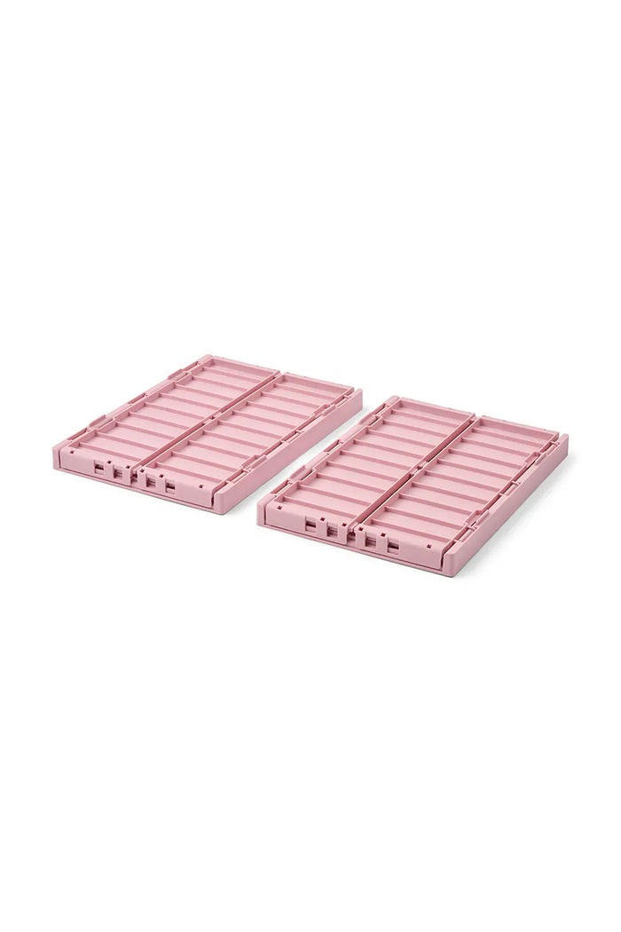 Liewood Detské Weston Storage Box M 2-pack LW14677.9BY2 ružová AW26