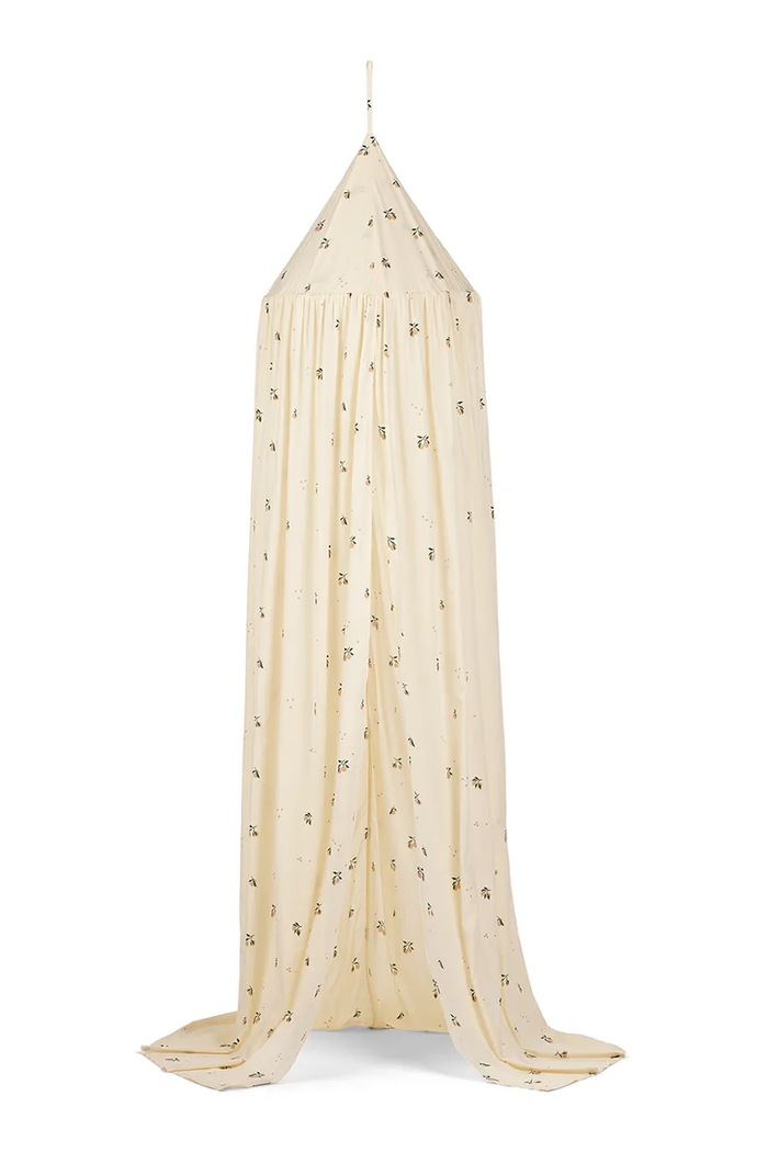 Liewood Otroški bombažni Enzo Canopy bež LW12380.9BY2