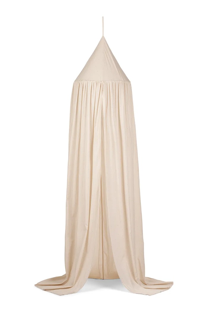 Liewood Otroški bombažni Enzo Canopy bež LW12380.9BY2