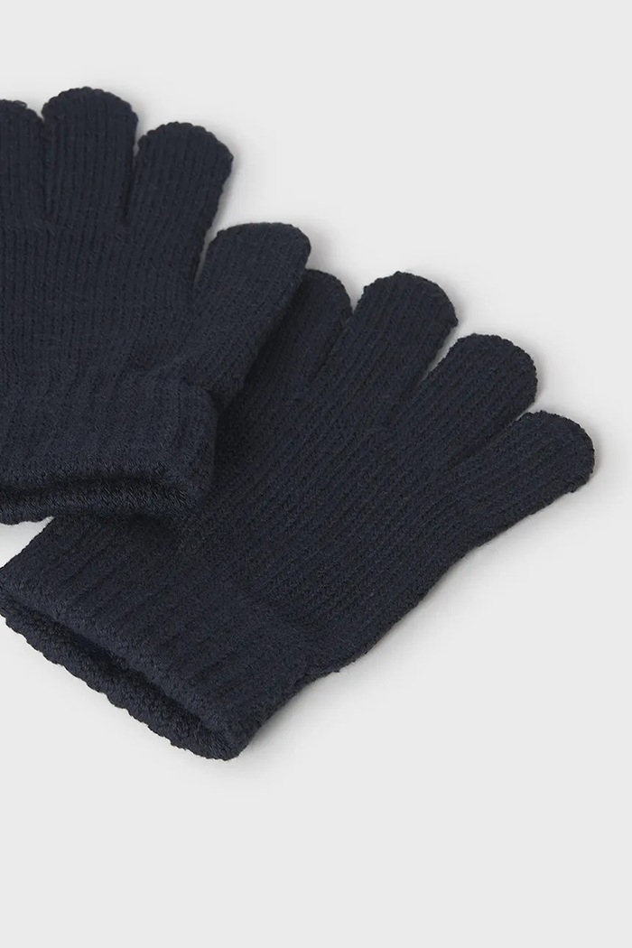 Mayoral ръкавици за деца от памучна материя 10294.5J.Mini.9BY2 тъмносин AW26