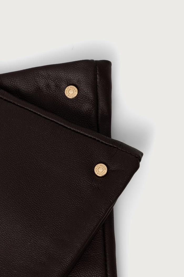 Gianni Chiarini рукавиці жіночі шкіряні GN.A1525.NA коричневий AW26