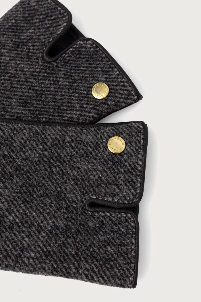 Barbour Rękawiczki damskie z wełną LGL0155 szary AW26