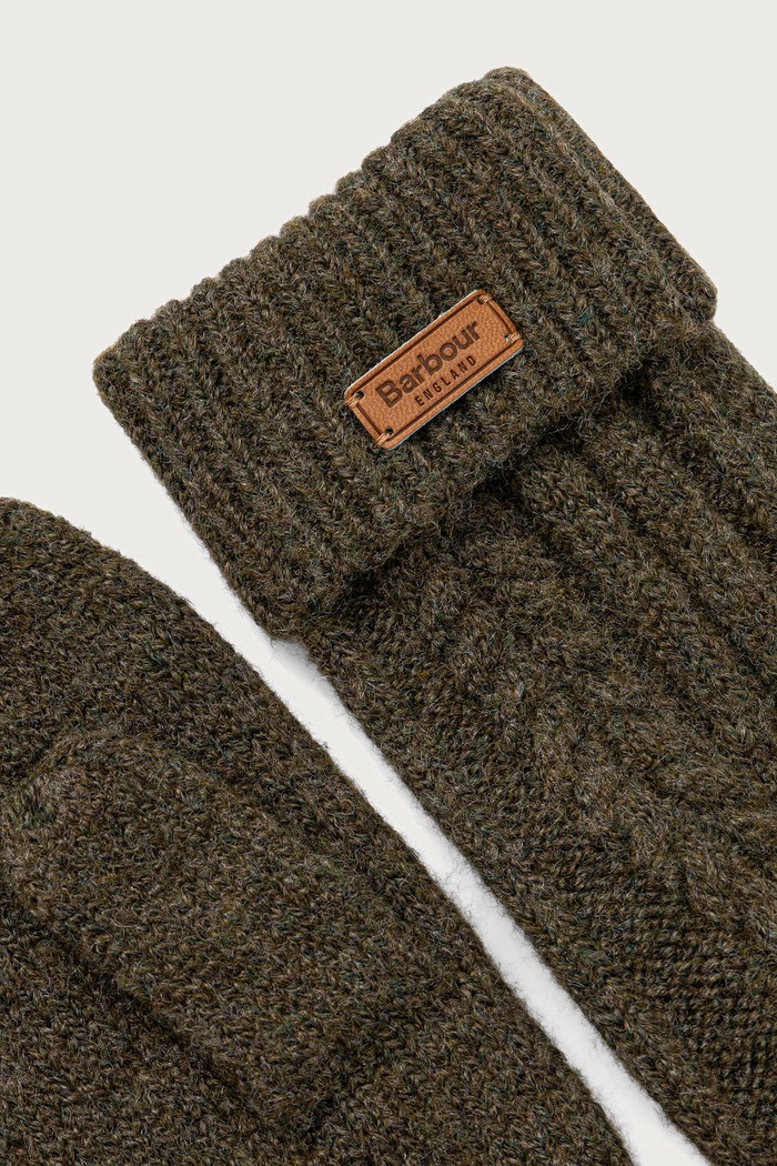 Barbour Rękawiczki LGL0147 zielony AW26