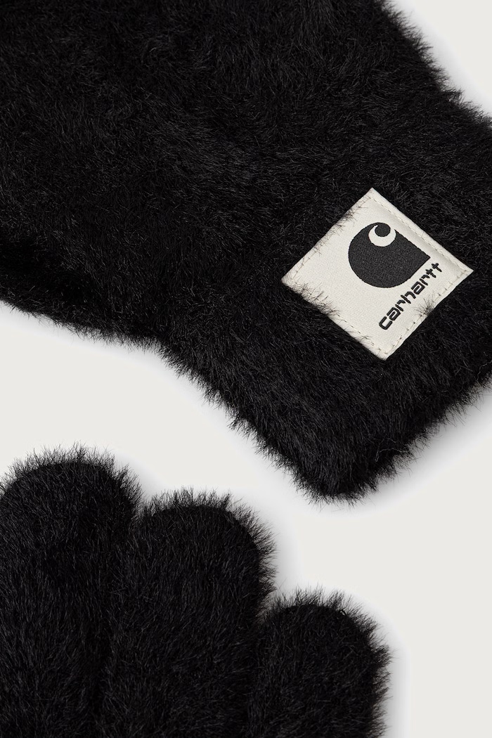 Carhartt WIP Maine Gloves rękawiczki z bawełną damskie I037159 czarny AW26