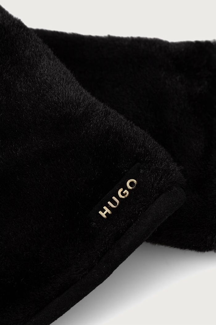 HUGO Mănuși pentru femei Beatris-F 50572306 negru AW26