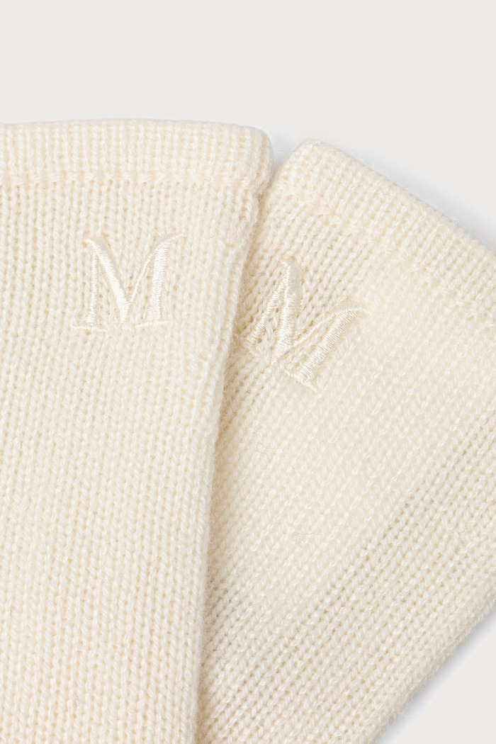 Max Mara Rukavice kašmírové dámske 2624566012650 béžová AW26