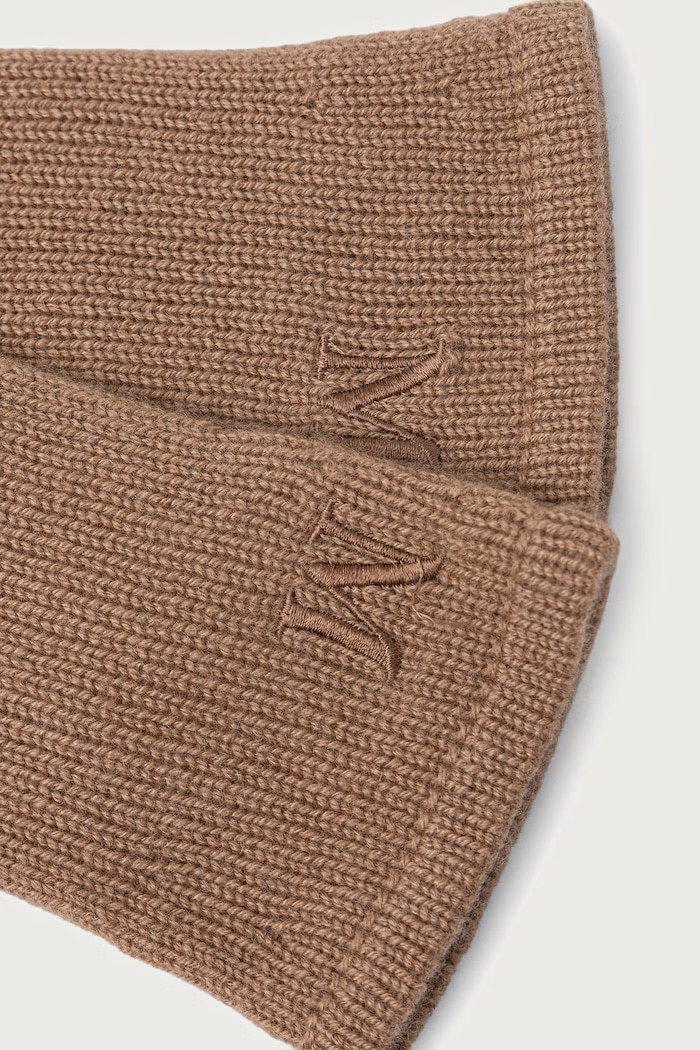 Max Mara Rukavice kašmírové dámske 2624566012650 hnedá AW26