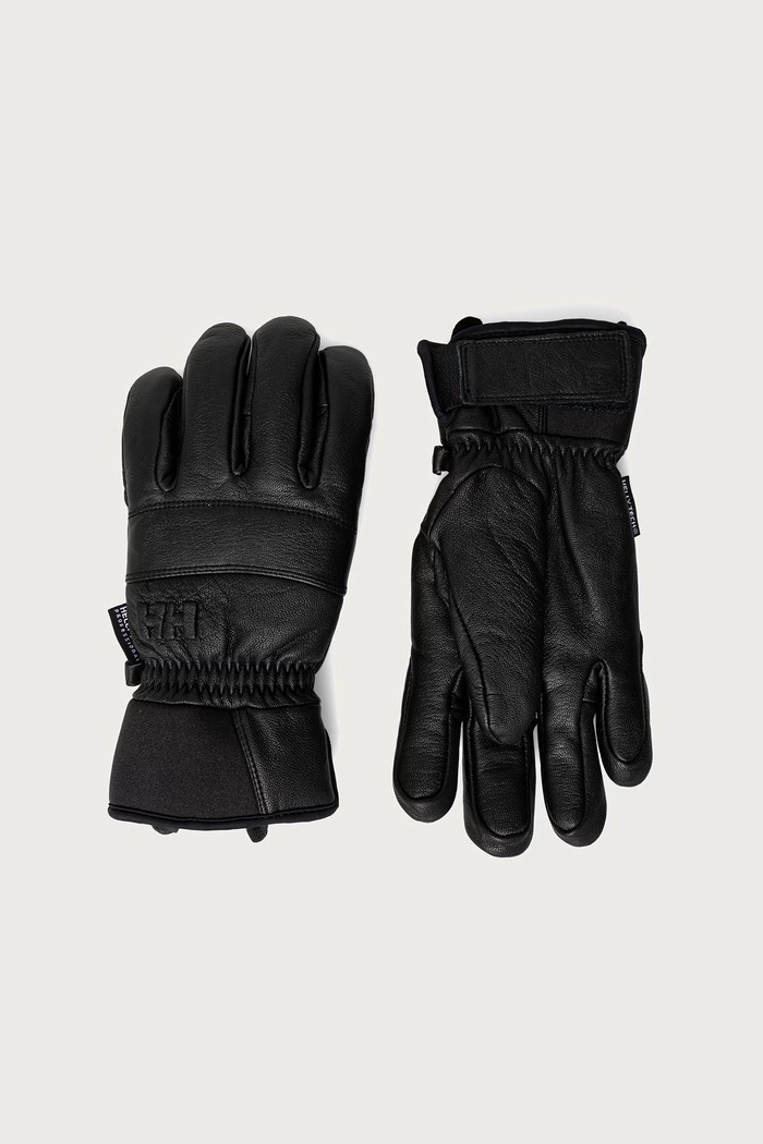 Helly Hansen Rękawice narciarskie damskie skórzane czarny 67637