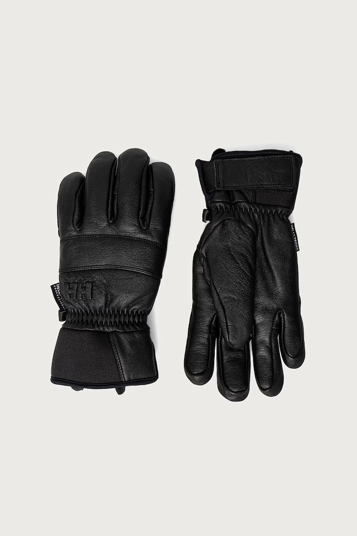 Helly Hansen Rękawice narciarskie damskie skórzane czarny 67637