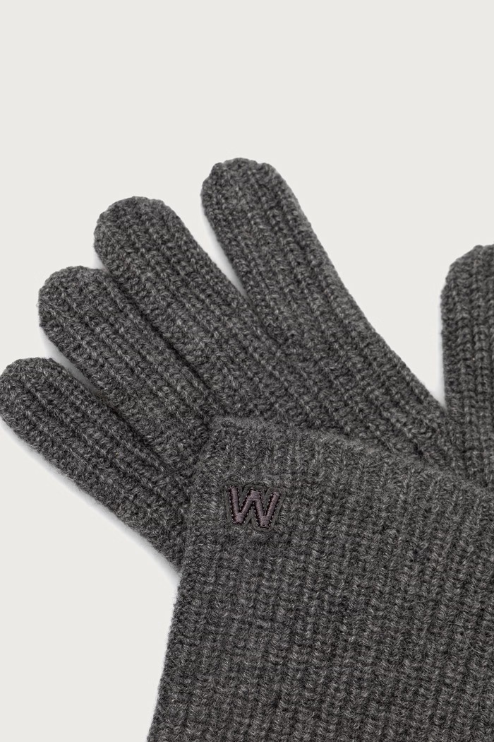 Weekend Max Mara Rękawiczki damskie kaszmirowe WKAPALMI 2625566015600 szary AW26