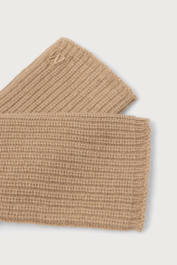 Weekend Max Mara Rękawiczki damskie kaszmirowe WKAPALMI 2625566015600 beżowy AW26