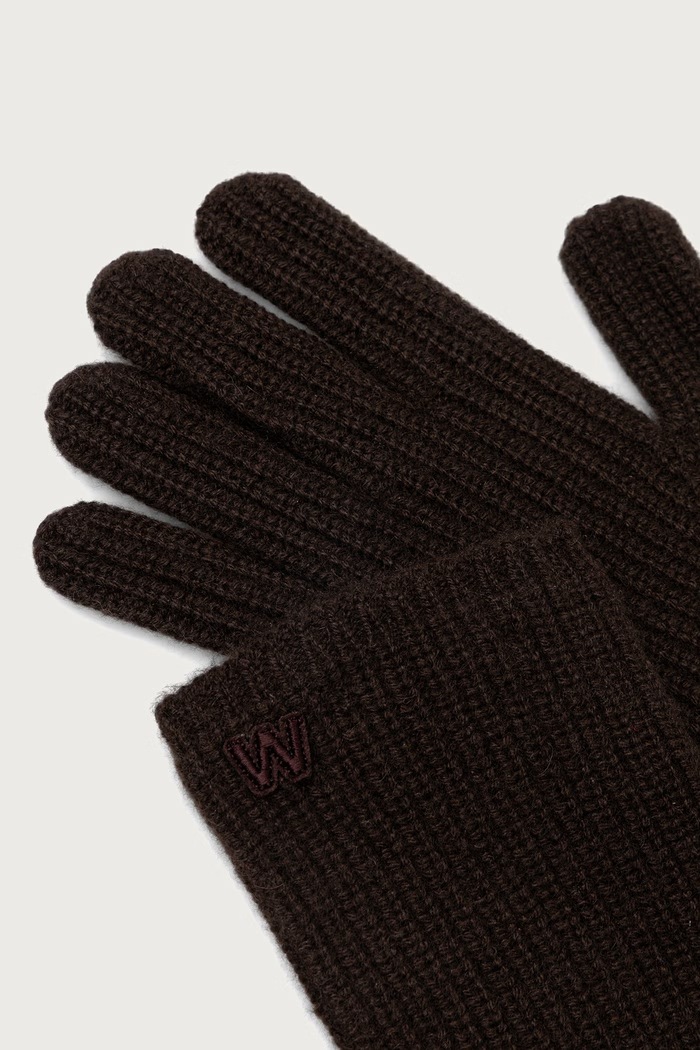 Weekend Max Mara Rękawiczki damskie kaszmirowe WKAPALMI 2625566015600 brązowy AW26
