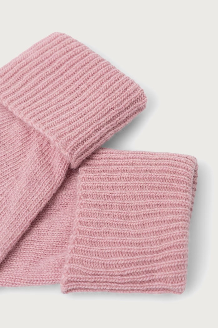 United Colors of Benetton Rękawiczki damskie wełniane 63UWVG002 różowy AW26