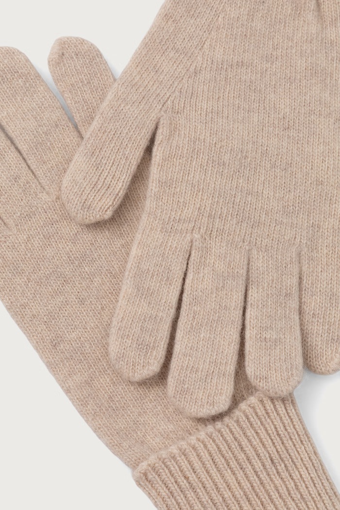 United Colors of Benetton Rukavice dámske vlnené 63UWVG002 béžová AW26