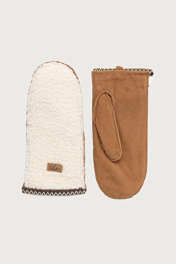 UGG Rękawiczki mitenki damskie biały 105975.