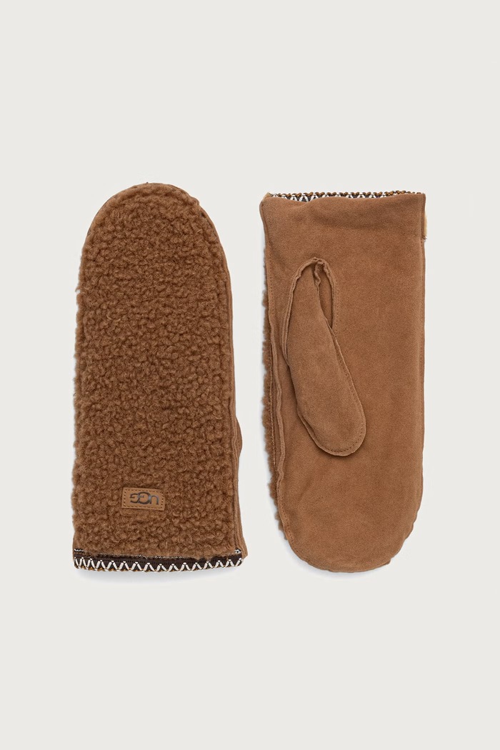 UGG Rękawiczki damskie brązowy 105975.