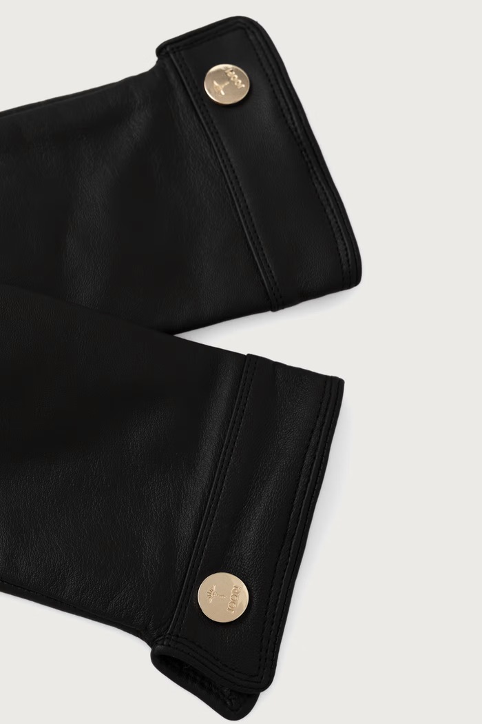 Joop! Rękawiczki damskie skórzane 80022068 czarny AW26