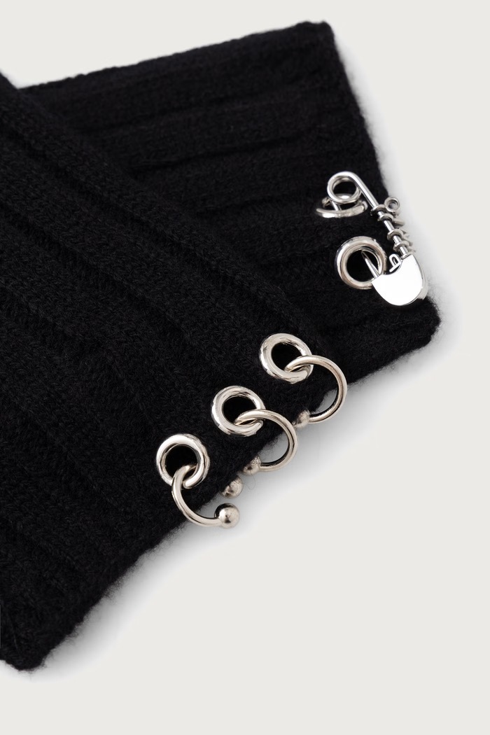 Pinko Γάντια γυναικεία μάλλινα 107362.A3EW μαύρο AW26