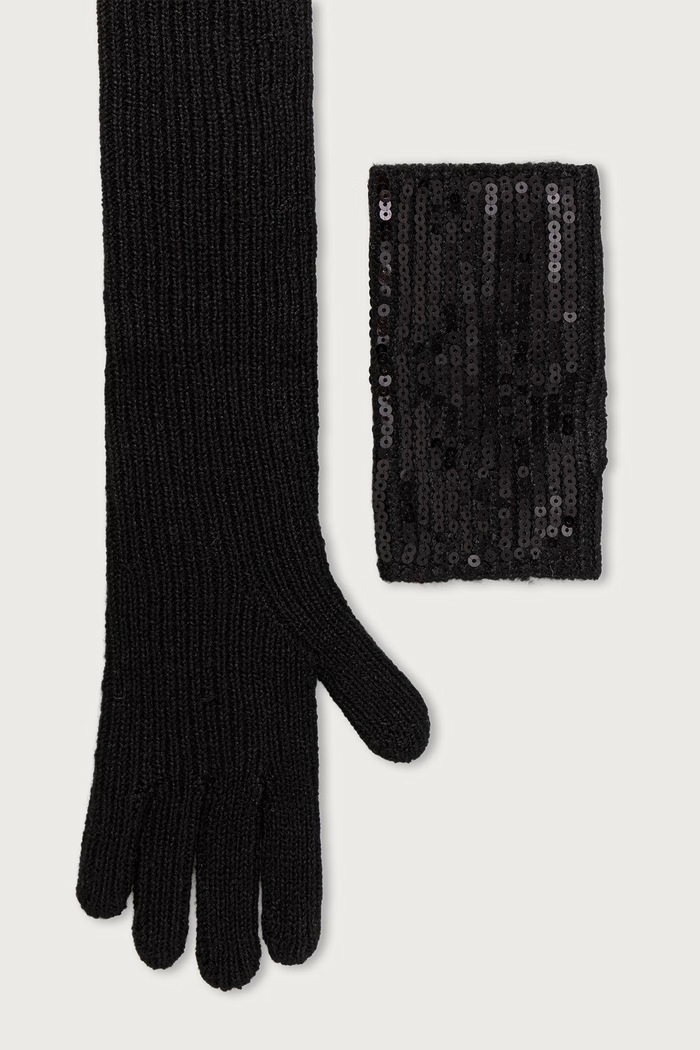 Pinko γυναικεία γάντια 107254.A3EJ μαύρο AW26