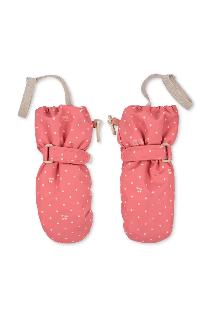 Konges Sløjd Rękawiczki dziecięce NOHR SNOW MITTENS PRINT różowy KS105747.G.9BY2