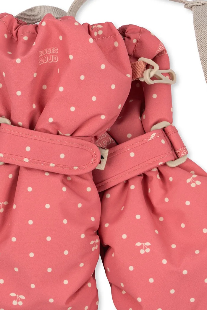 Konges Sløjd Rękawiczki dziecięce NOHR SNOW MITTENS PRINT KS105747.G.9BY2 różowy AW26