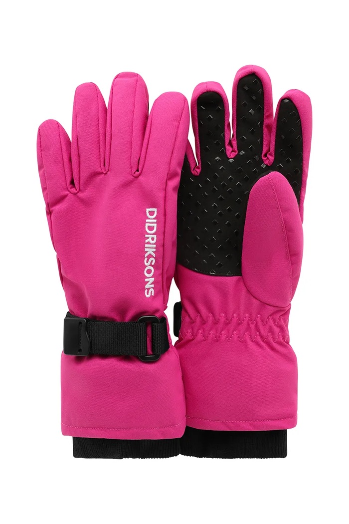 Didriksons Rękawice narciarskie dziecięce BIGGLES GLOVES 4 różowy 506342