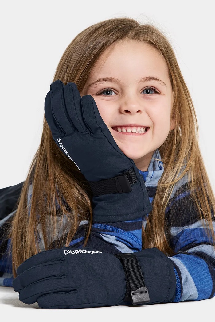 Didriksons Rękawice narciarskie dziecięce BIGGLES GLOVES 4 granatowy 506342