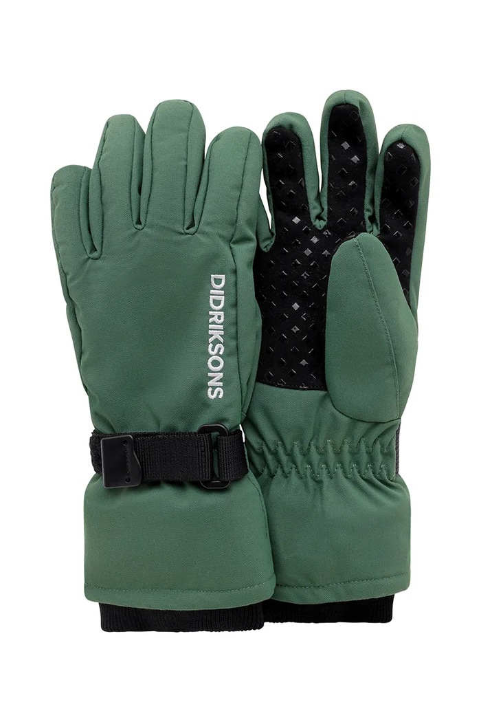 Didriksons Rękawice narciarskie dziecięce BIGGLES GLOVES 4 506342 zielony AW26