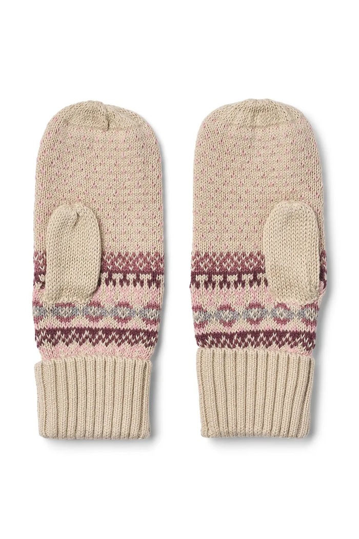 Wheat Rukavice za djecu od pamuka 7618.560.GOTS roza AW26