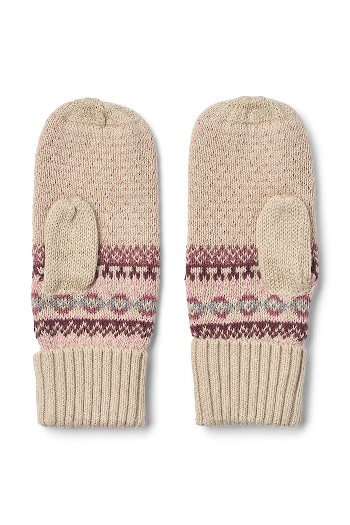 Wheat Rukavice za djecu od pamuka 7618.560.GOTS roza AW26