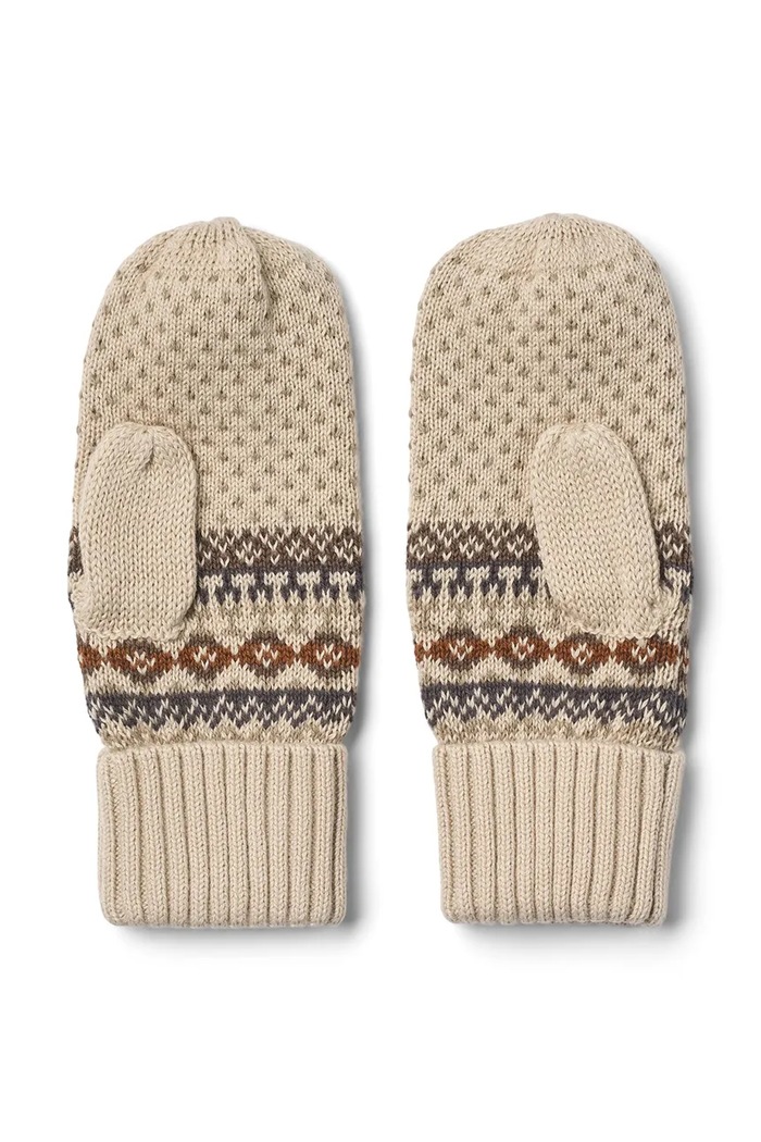 Wheat Rukavice za djecu od pamuka 7618.560.GOTS bež AW26