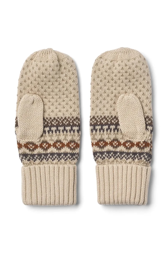 Wheat Rukavice za djecu od pamuka 7618.560.GOTS bež AW26