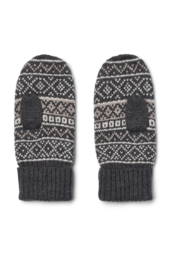 Wheat Rukavice za djecu od merino vune 7609.567 siva AW26