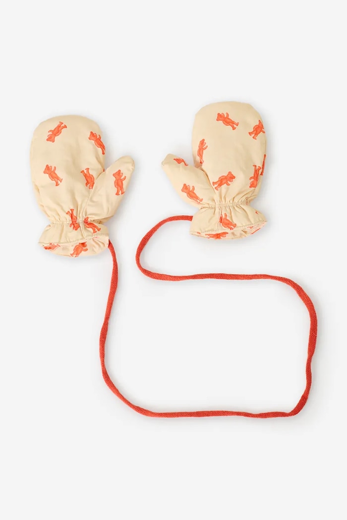 Bobo Choses Γάντια παιδικά Softpaw Monster 226AH032 μπεζ AW26